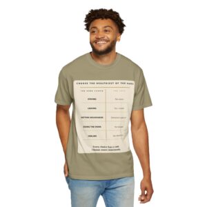Choose the Healthiest Hard - Two Columns Tee