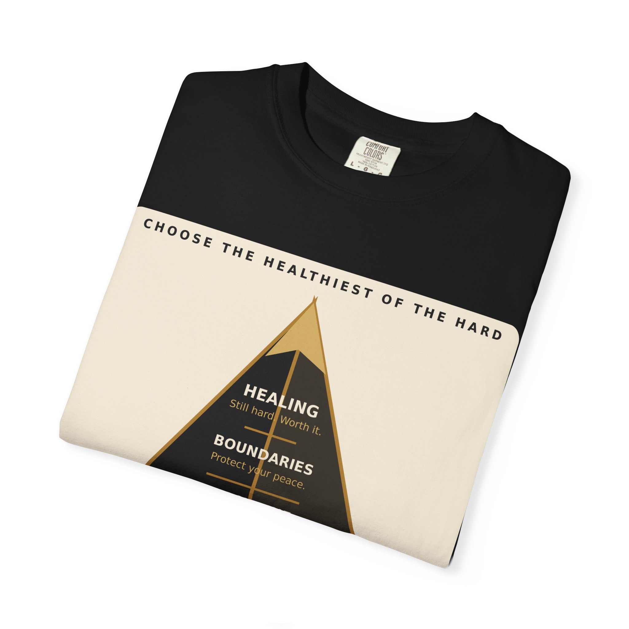 Choose the Healthiest Hard - 3D Pyramid Tee - Image 20
